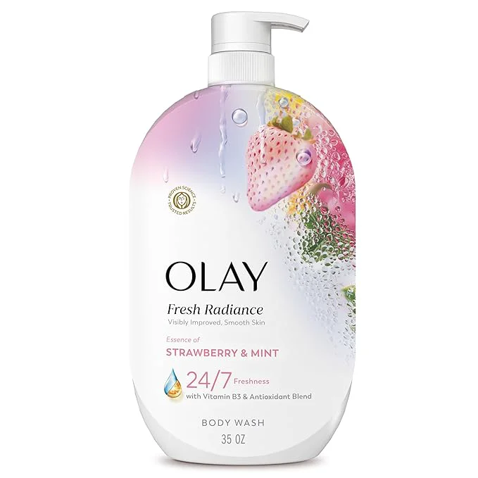 Easy-to-Use Olay Body Wash for Women Fresh Radiance 24 7 Skin-Loving Freshness Visibly Unique