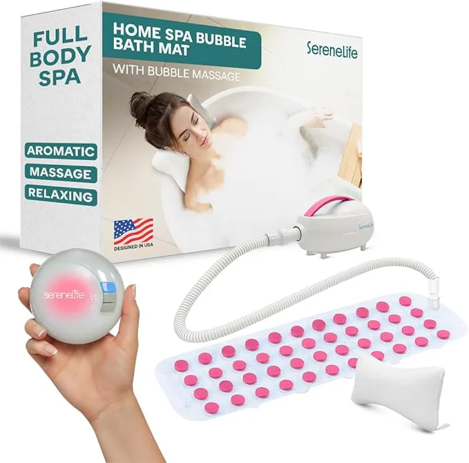 Refined SereneLife Bubble Bath Mat Classic
