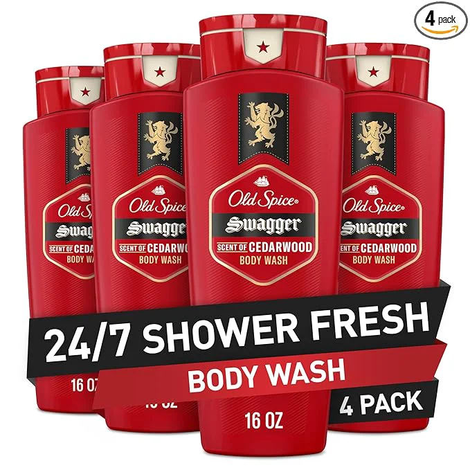 Original Old Spice Refreshing Body Wash for Men 3X Defense 24 7 Shower Fresh Elite