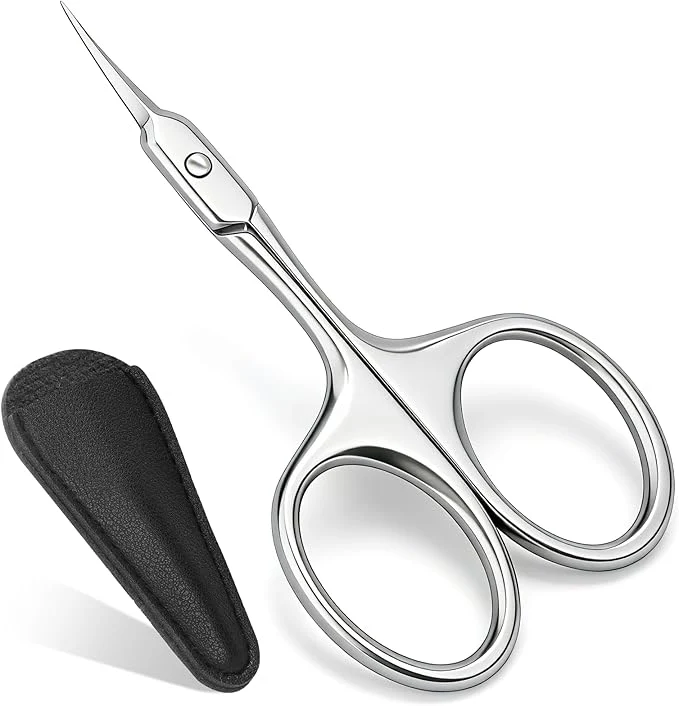 Fast Cuticle Scissors Extra Fine Curved Manicure Pedicure Nail Scissor Enhanced