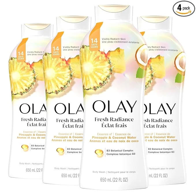 Safe Olay Body Wash for Women Fresh Radiance Refreshing Renewing Made Fashionable