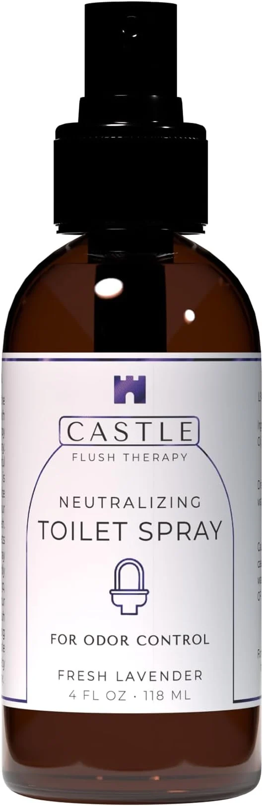 Recyclable Castle Flush Therapy Neutralizing Toilet Spray Odor Control Mist Over the Reliable