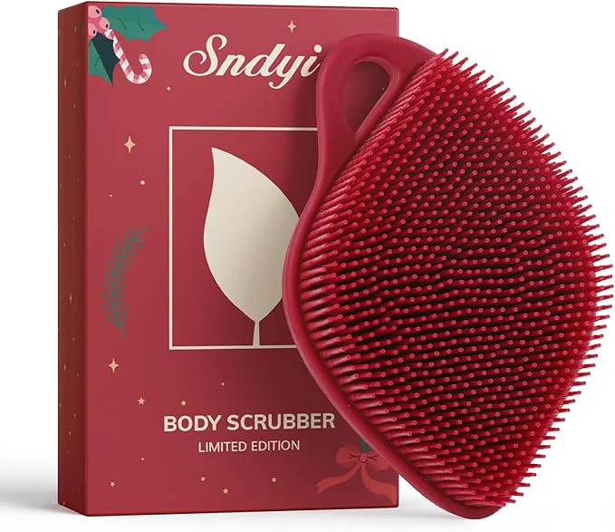 Elite Sndyi Silicone Body Scrubber Gentle Exfoliating Body Scrubber Optimized