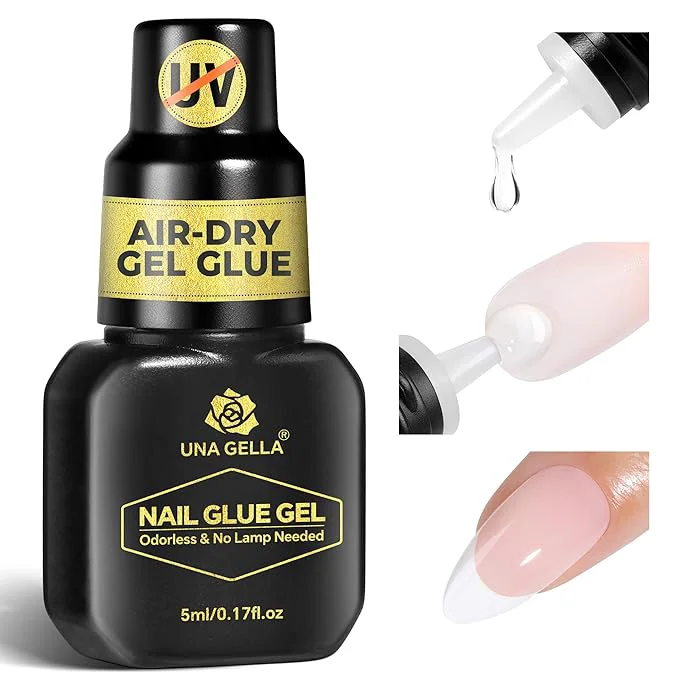 Premium UNA GELLA 5ml Super Strong Gel Nail Glue High-Grade