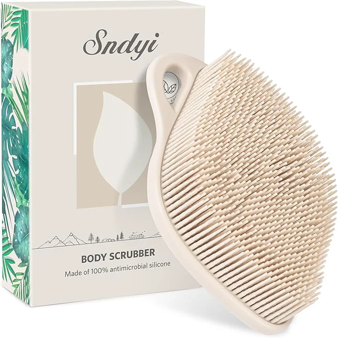 High-Grade Sndyi Silicone Body Scrubber Gentle Exfoliating Body Scrubber High-Quality