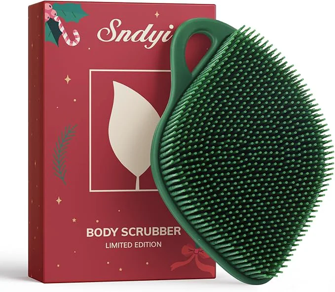 Breathable Sndyi Silicone Body Scrubber Gentle Exfoliating Body Scrubber Sophisticated