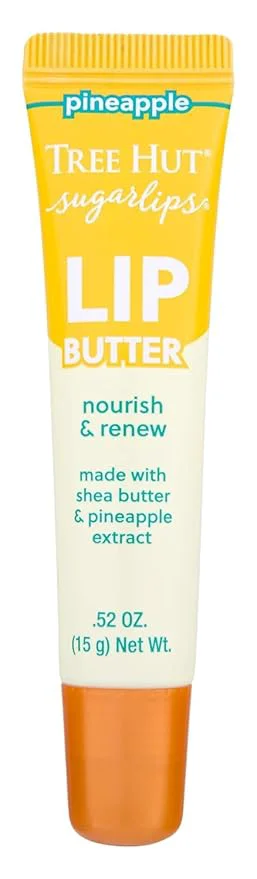 Sustainable Tree Hut Pineapple Sugarlips Lip Butter Moisturizing Nourishing Lip Care Breathable
