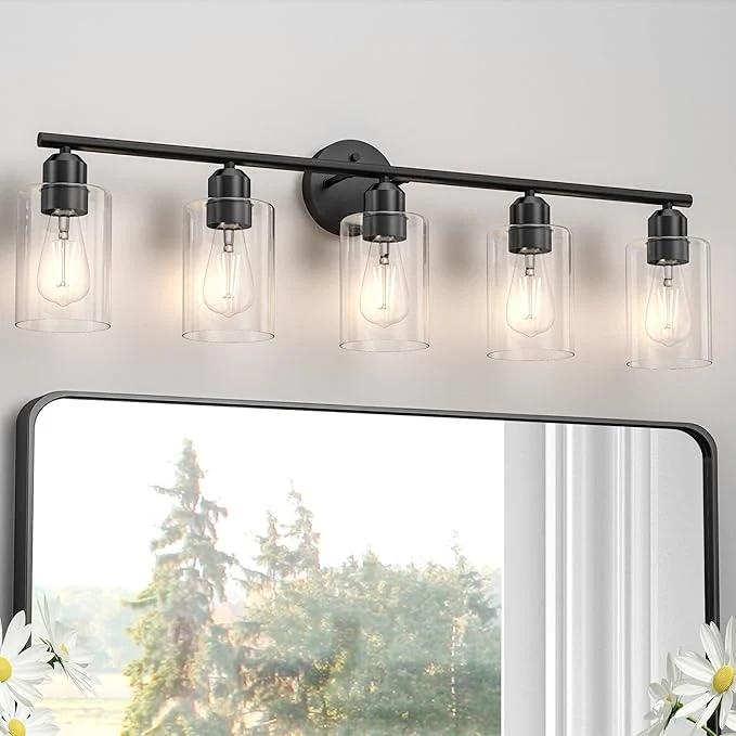 Professional Espird Bathroom Vanity Light Fixtures Matte Black Bathroom Lighting Fixture Fine Crafted
