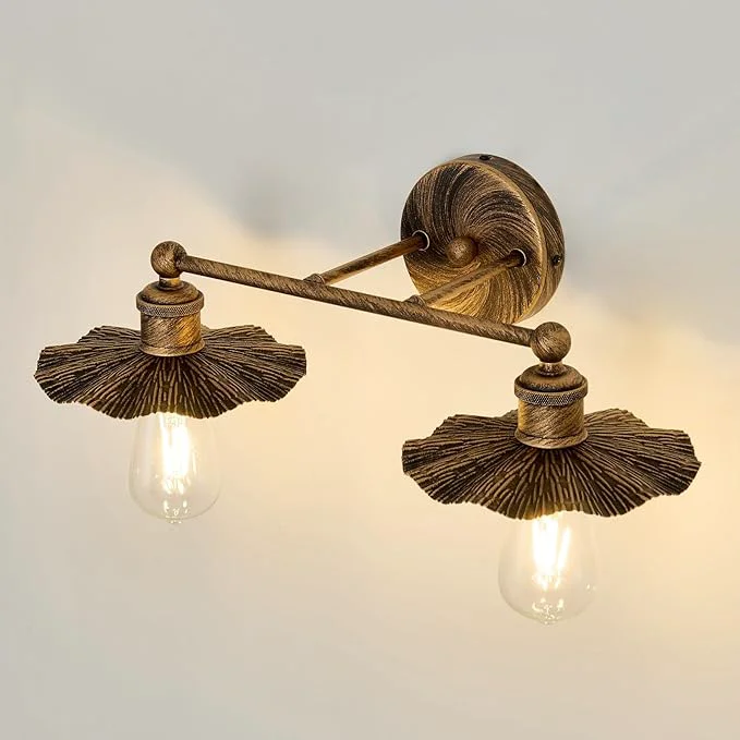 Pure ZGLAOJT 2 Light Vintage Vanity Light Oil Rubbed Bronze Bathroom Light Fixtures Elite
