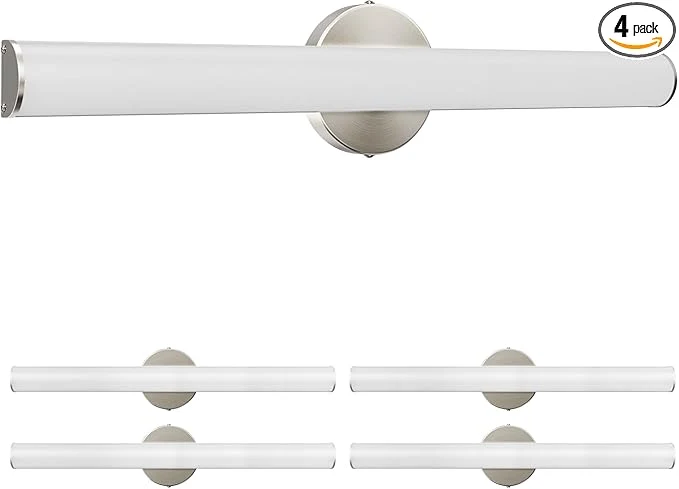 Trusted OOWOLF LED Bathroom Vanity Light 4Pack 16W 24inch Bathroom Lights Fixture Flexible