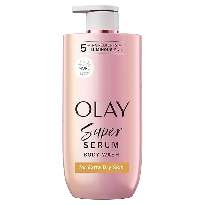 First-Class Olay Super Serum Body Wash for Extra Dry Skin 24hr Long Lasting Hydration Crafted