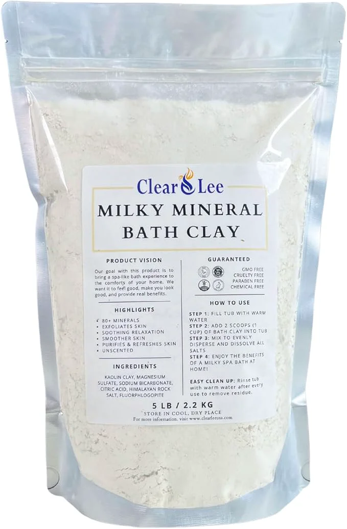 Innovative ClearLee Milky Mineral Bath Clay Crafted