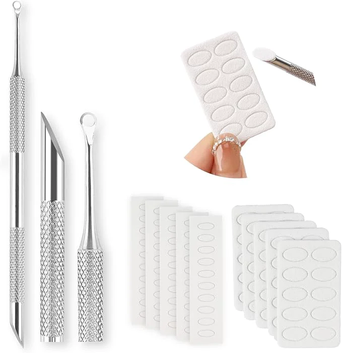 Practical Pre-Treatment Cuticle Pusher ASTONFOG Dual Ended Cuticle Remover Russian Prep Innovative