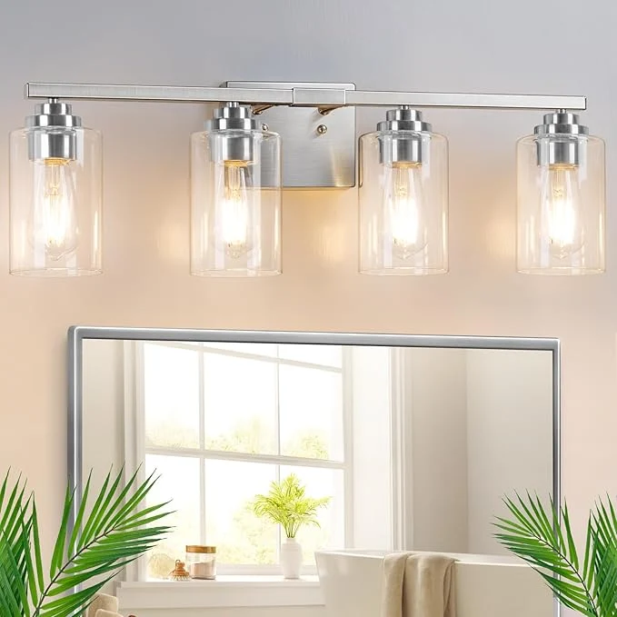 Unique VerRon 4-Light Bathroom Light Fixtures Classic Wall Light Fixture Professional