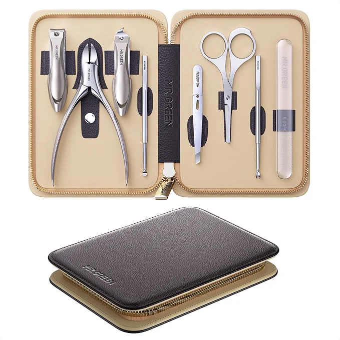 Artisan MR.GREEN 8-in-1 Manicure Pedicure Set – Professional German Stainless Steel Smart