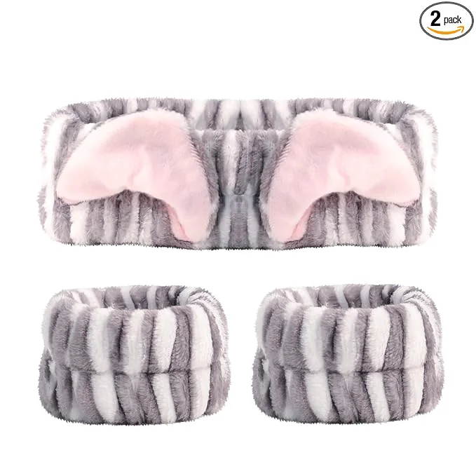 Fast SIGHT 2 Pack Cute Animal Headbands Smart