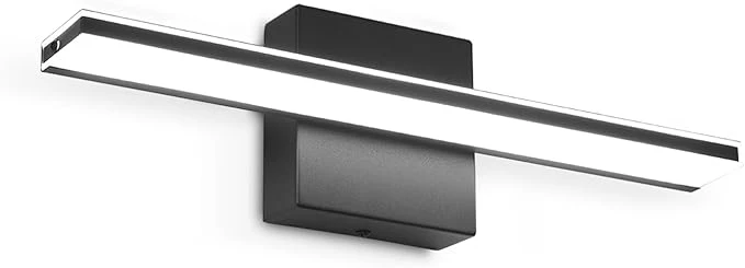 Next-Generation Black Bathroom Vanity Lights 16 Inch LED Lights Over Mirror Trusted