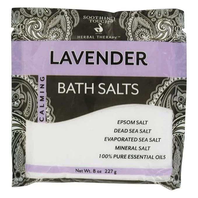 Enhanced Soothing Touch Bath Salts Pouch 8 Ounce Eco-Friendly