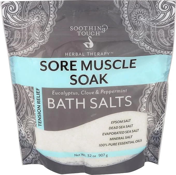 Outstanding Soothing Touch Tension Relief Sore Muscle Soak Bath Salts Eucalyptus Clove Responsible