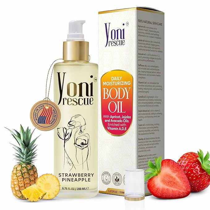 Optimized After Shower Body Oil for women Made in USA Top-Quality