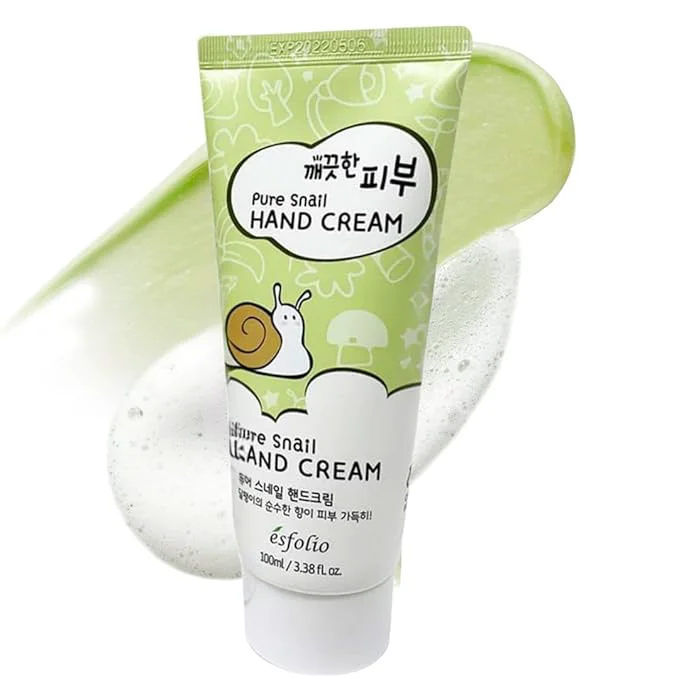 Secure esfolio Pure Skin Snail Hand Cream – Deep Moisturizing Restoring Hand Lotion Next-Generation