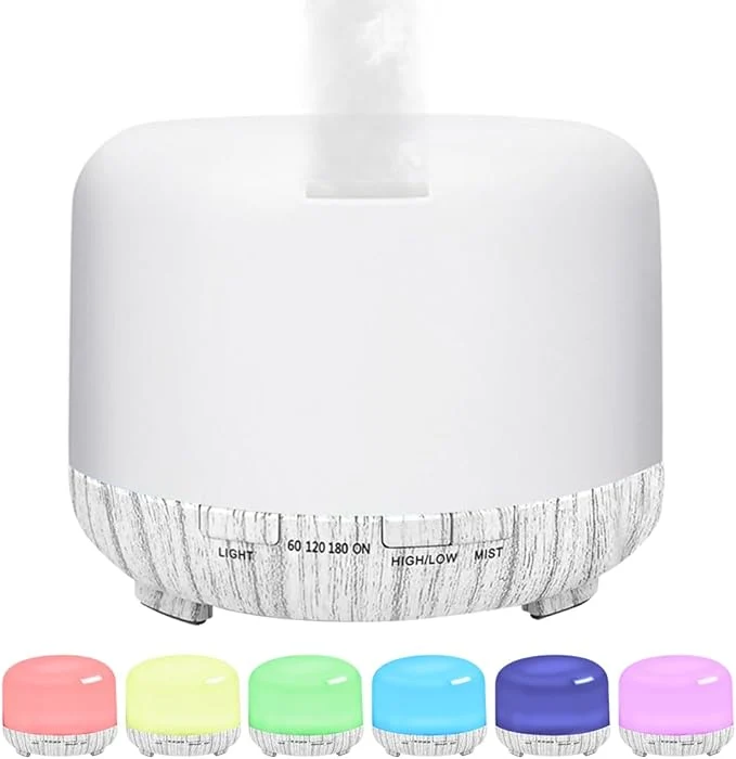 Pure 500ml Premium Essential Oil Diffuser Quiet 4-in-1 Ultrasonic Aromatherapy Superior