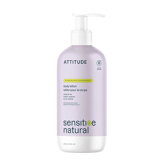 Sustainable ATTITUDE Body Lotion for Sensitive Skin EWG 98 Natural-Origin Advanced