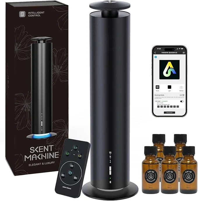 Superior Waterless Essential Oil Diffuser Long Lasting Aromatherapy Scent Diffuser Verified