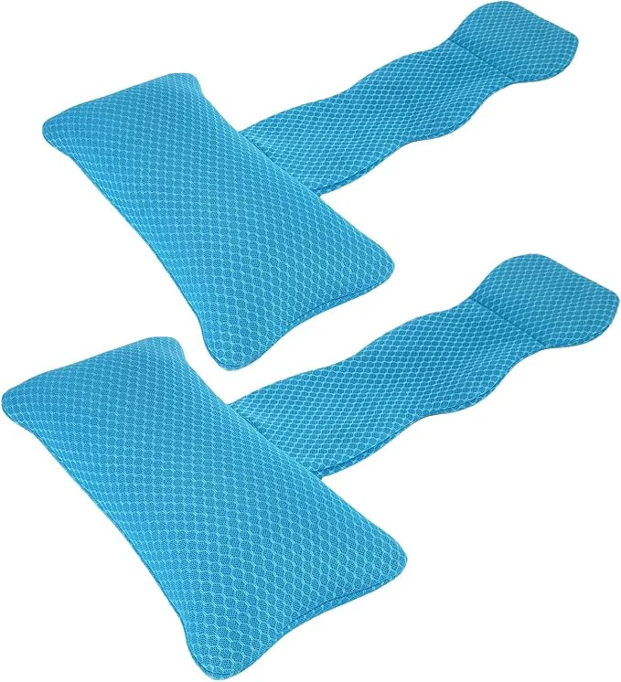 User-Friendly REEZEIVI 2 Pack Hot Tub Headrest Pillow Chaise Lounge Pillows Outdoor 3D air Environmentally Friendly