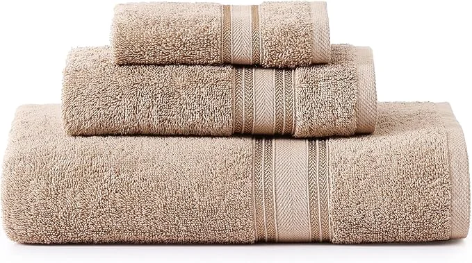 Smooth LANE LINEN Luxury Bath Towels Set High-Quality
