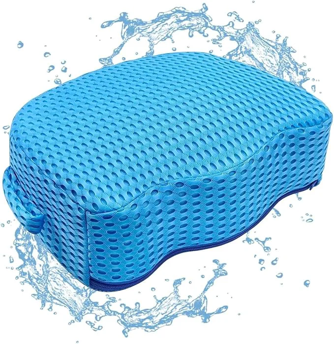 Enhanced Hot Tub Booster Seat for Adults Weighted 5 Extra Thick Spa Cushion 4 lbs Elegant