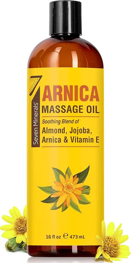 Powerful Seven Minerals Arnica Sore Muscle Massage Oil Professional