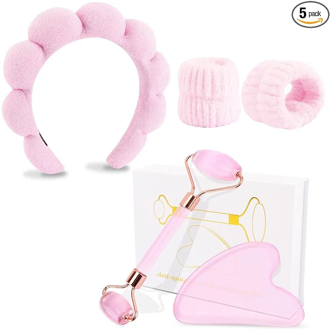 Safe CUBACO Spa Headband and Wristband Set Verified