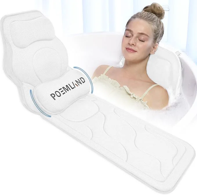 Outstanding Poemland Full Body Bath Pillow for Tub Advanced