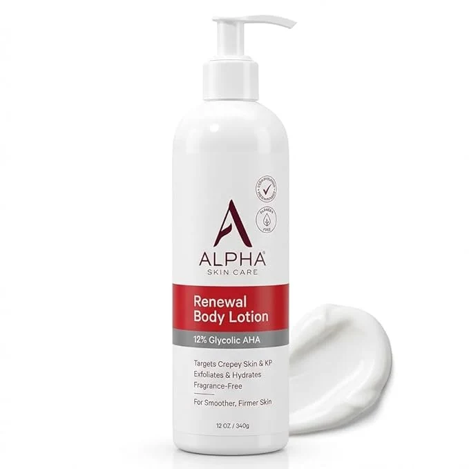 Reusable Alpha Skin Care Revitalizing Body Lotion 12 Glycolic AHA Simple Effective Top-Quality