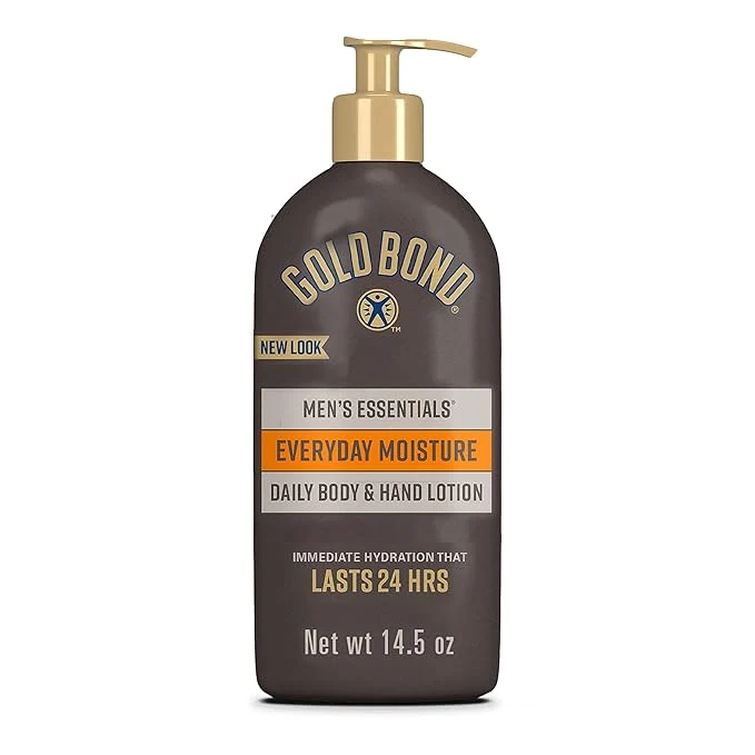 Premium Gold Bond Men’s Essentials Everyday Moisture Daily Body Hand Lotion Innovative