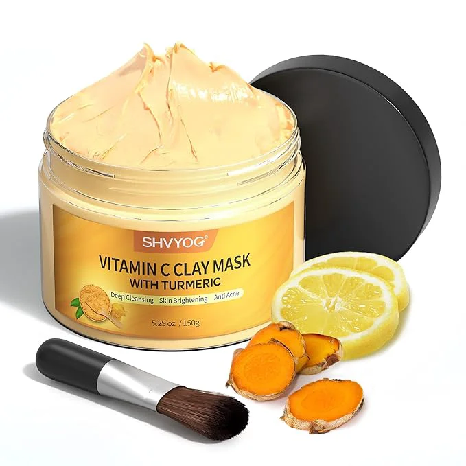 Fine Crafted SHVYOG Turmeric Vitamin C Clay Mask High-Performance