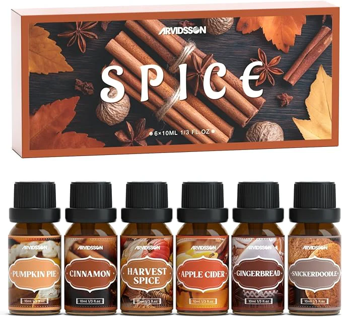 Comfortable Autumn Spice Essential Oils Set ARVIDSSON Fall Essential Oil Reusable