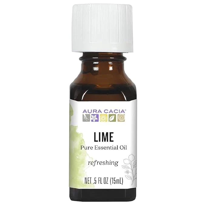 Relaxed Aura Cacia Essential Oil Freshening Lime 0.5 Fluid Ounce Healthy