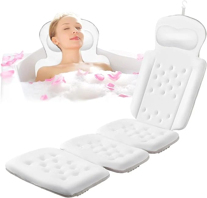 Verified Luxury Full Body Bath Pillow for Bathtub Bath Pillows for Tub Effective