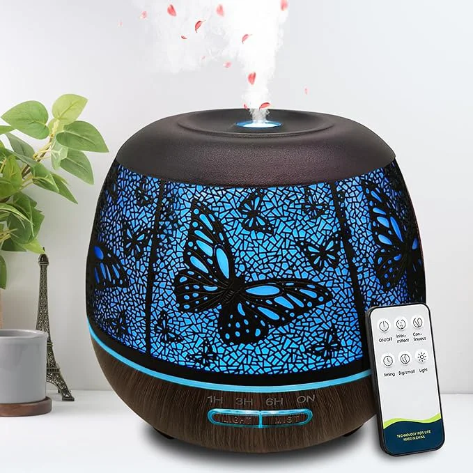 Long-Lasting Roonbo Diffusers for Essential Oils Large Room 400ml Essential Oil Diffuser Excellent