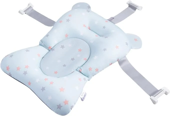 Healthy Baby Bath Cushion Pad Newborn Bathtub Mat Infant Bath Supporter Net Baby Convenient