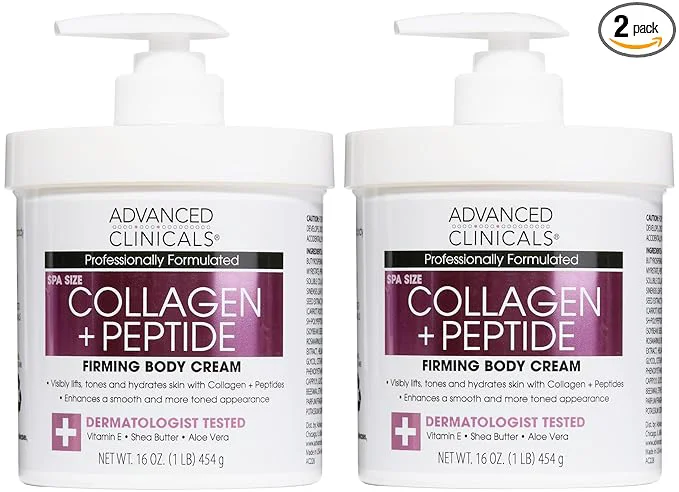 Healthy Advanced Clinicals Collagen Peptides Body Lotion Face Moisturizer Peptide Original