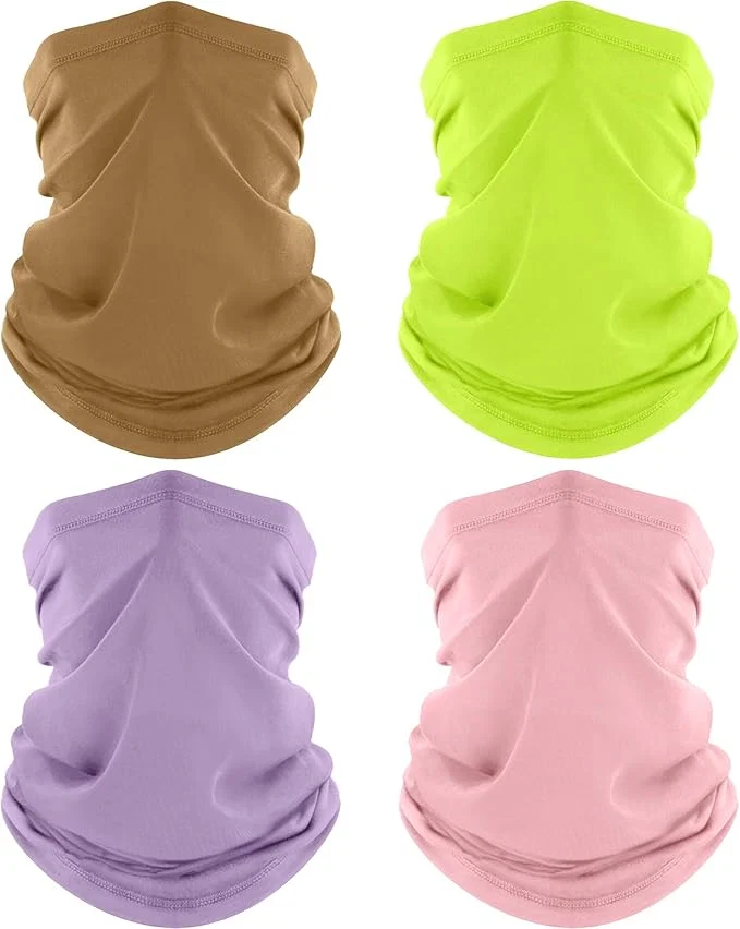 Modern ROXUN 4 Pack Neck Gaiter Cooling Breathable Face Mask UV Protection Scarf First-Class
