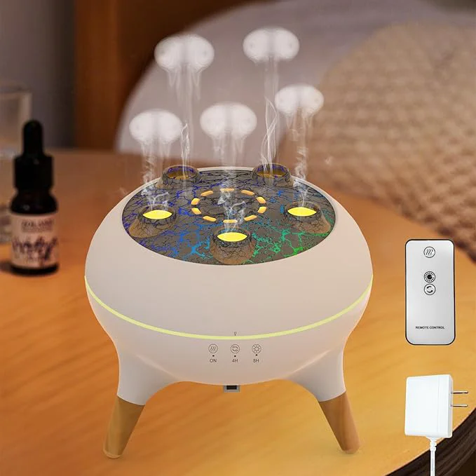 Easy-to-Use Jellyfish Diffuser Volcano Air Humidifiers Dynamic Sound Pickup Ultrasonic Fine Crafted
