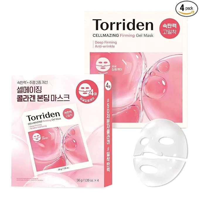 Exclusive Torriden CELLMAZING Collagen Firming Gel Sheet Mask Organic