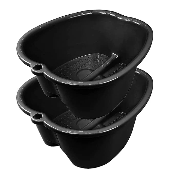 Luxury Extra-Large Foot Bath Soak Tub 2-Pack – Durable Massage Basins Practical