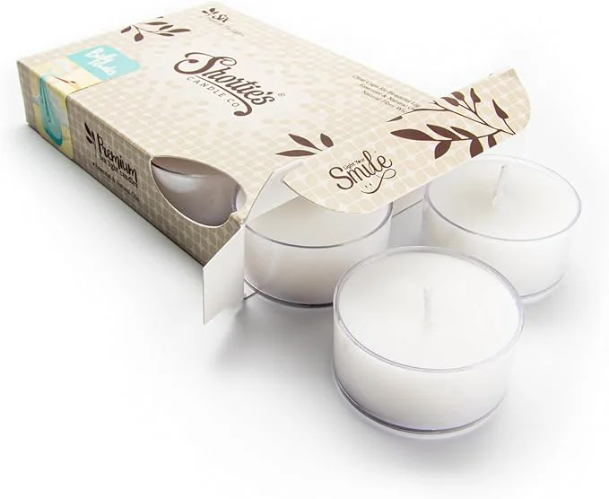 Pure Shortie’s Candle Company Baby Powder Premium Tealight Candles Superior
