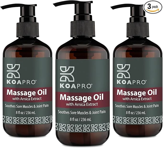 Unique KOAPRO Arnica Sore Muscle Massage Oil Artisan