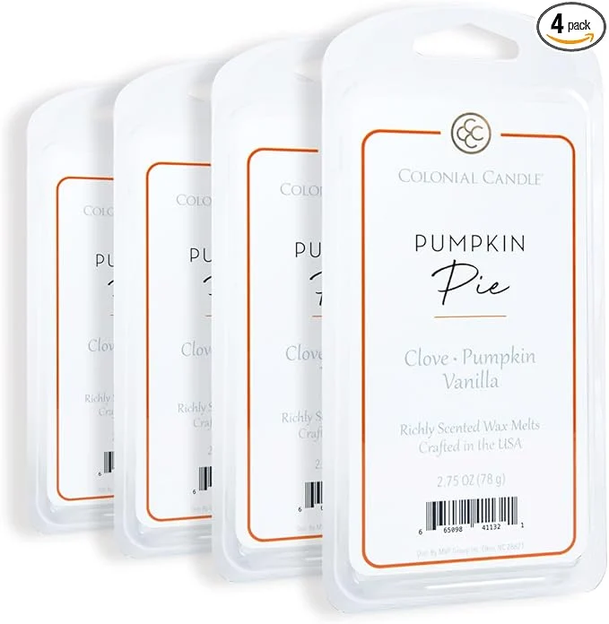 Innovative Colonial Candle Pumpkin Pie Wax Melts Wax Melt Warmer Cubes Long Lasting Environmentally Friendly